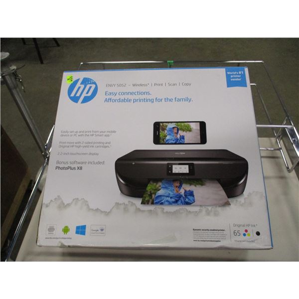 LIKE NEW (AS IS):  HP PRINTER ENBY 502 WIRELESS