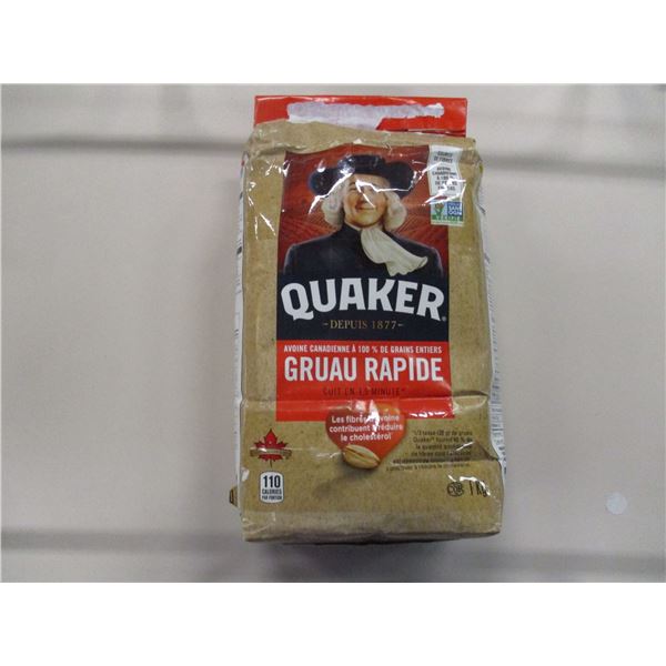 QUAKER OATS (1 KG/1.5 MINUTES COOKING TIME) - PER BAG