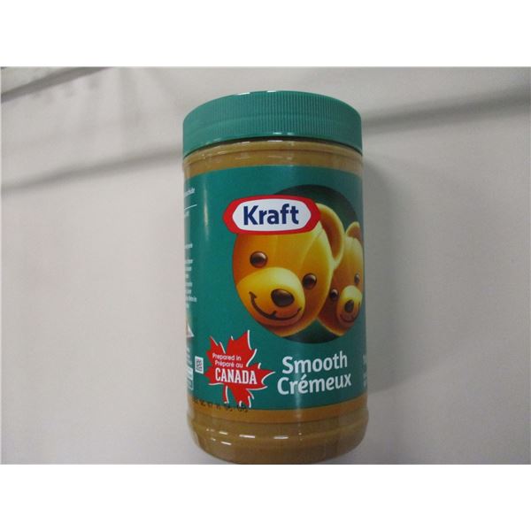 KRAFT SMOOTH PEANUT BUTTER (1 KG) - PER JAR