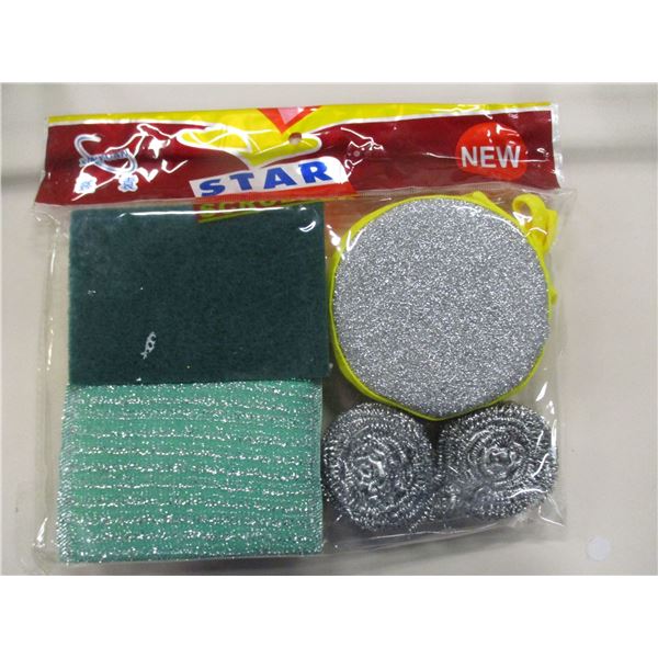 NEW:  10 ASSORTED SPONGES - PER PACKAGE