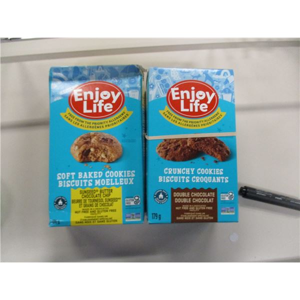 SHELF PULLS (AS IS):  SOFT BAKED COOKIES (170 G) & CRUNCHY COOKIES (179G) - 2 BOXES