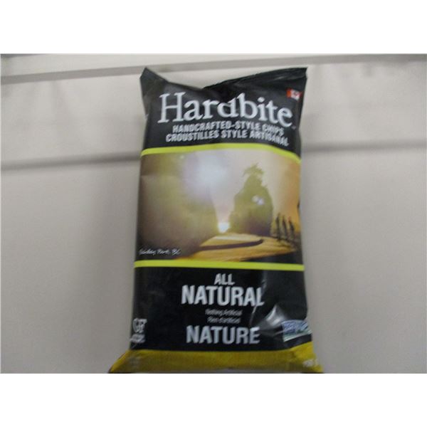 SHELF PULLS (AS IS):  HARD BITE NATURAL CHIPS (150 G) - PER BAG