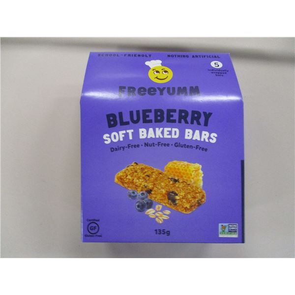SHELF PULLS (AS IS):  FREE YUMMY BLUEBERRY (6 BARS) - PER PACKAGE