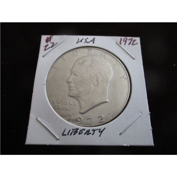 1972 USA LIBERTY EISHENHOWER DOLLAR