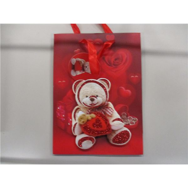 NEW (STORE CLOSE-OUT):  3 - 7"X9" VALENTINE GIFT BAGS