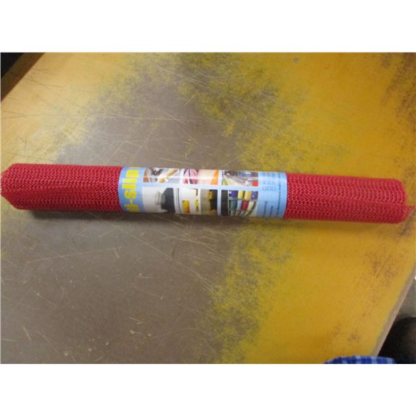 STORE CLOSE OUT:  NON-STICK MATS (RED/18" WIDE) - PER ROLL