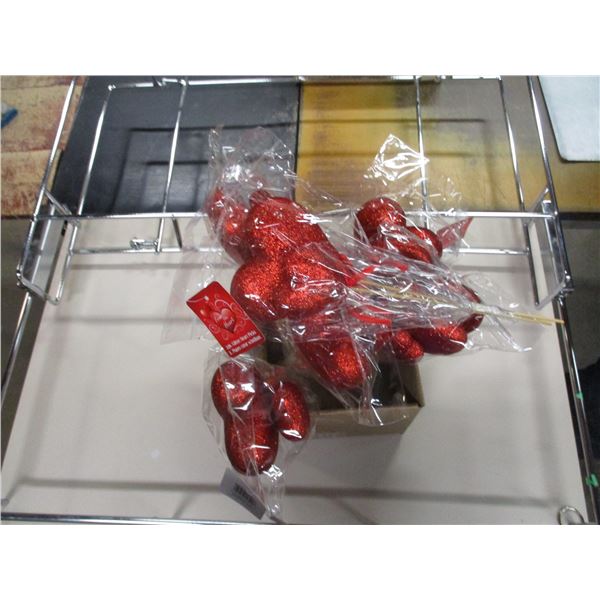 NEW (STORE CLOSE-OUT):  6 BUNDLE OF VALENTINE HEART BOUQUETS