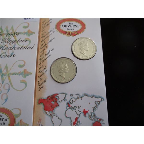 1989 UNITED KINGDOM ROYAL MINT COIN SET