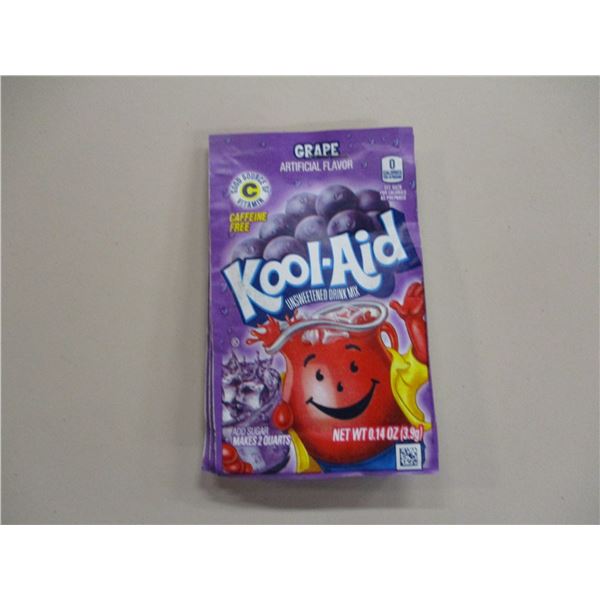 STORE CLOSE-OUT:  GRAPE KOOL-AID (4 PKGS) - PER BUNDLE