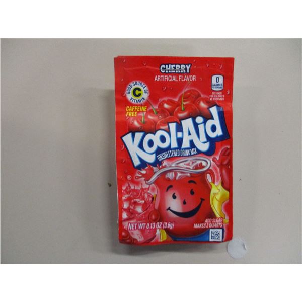 STORE CLOSE-OUT:  CHERRY KOOL AID (4 PKGS) - PER BUNDLE