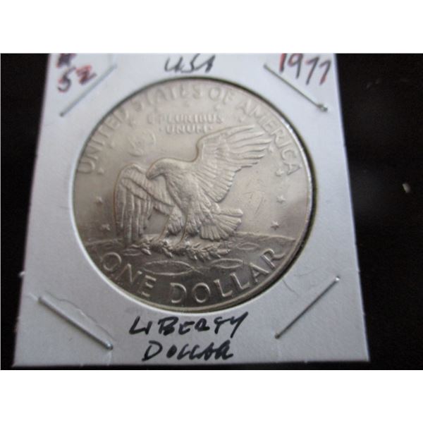 1977 USA LIBERTY SILVER DOLLAR