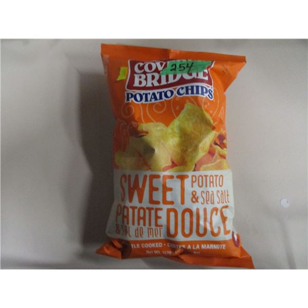 STORE CLOSE-OUT:  COVERED BRIDGE SWEET POTATO & SEA SALT (142 G) - PER BAG