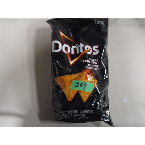 NEW (STORE CLOSE-OUT):  DORITO'S SWEET CHILI CHIPS (235 G) - PER BAG