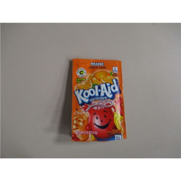STORE CLOSE-OUT:  ORANGE KOOL-AID (4 PKGS) - PER BUNDLE