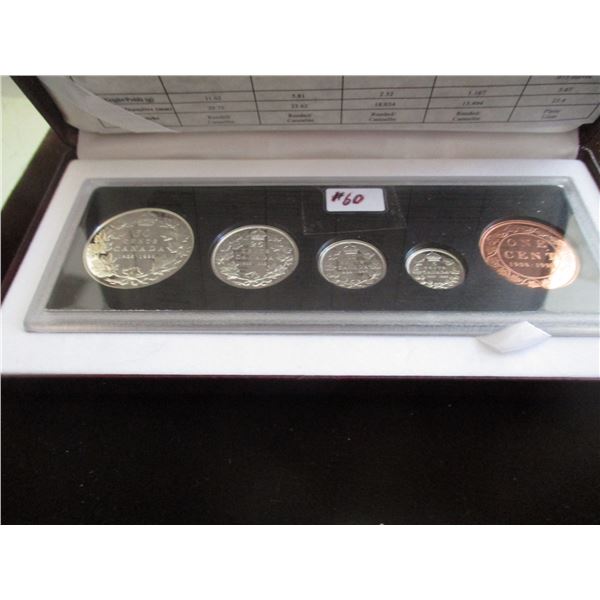 CANADA 90TH ANNIVERSARY SILVER PROOF COIN SET (ONLY 25,000 SETS MINTED)