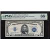 1934A $5 Silver Certificate PMG 66EPQ