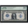 1923 $1 Silver Certificate PMG 58EPQ