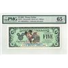 2001 $5 Disney Dollar PMG 65EPQ