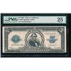 1923 $5 Lincoln Porthole Silver Certificate PMG 25