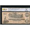 Image 1 : 1862 $100 T-39 Confederate PCGS 45