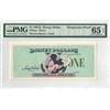 Image 1 : 1987A $1 Progressive Proof Disney Dollar PMG 65EPQ