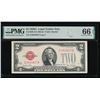 Image 1 : 1928G $2 Legal Tender Note PMG 66EPQ