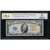 1934A $10 STAR N Africa Silver Certificate PCGS 25