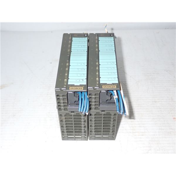 Lot of (2) Siemens #6ES7 322-1BF01-0AA0 SIMATIC S7 Modules