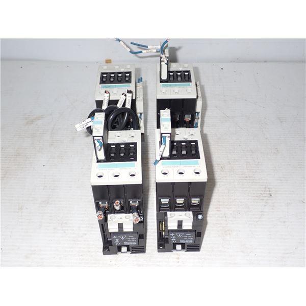 Lot of (4) Siemens #3RT1034-1B Contactors