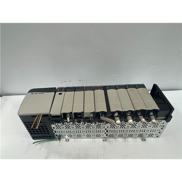 Allen Bradley Rack, Power Supply and Modules As Shown In Photos