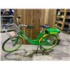 Image 2 : LIME E-BIKE COMMERCIAL GRADE, EVERYTHING IS ALUMINUM INCLUDING BASKET, LUGGAGE RACK & PEDALS, NEVER