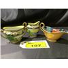 Image 2 : 3 ASSORTED SIZE HAND PAINTED DISHES MADE IN JAPAN INCLUDING; NORITAKE & MORE