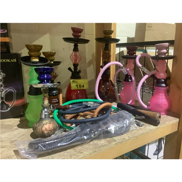 *NEW* ASSORTED HOOKAH PIPES 9"-15" WITH ASSORTED HOSE & OTHER HOOKAH PRODUCTS