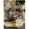 Image 1 : BIN OF ASSORTED GLASS PIPES
