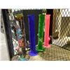 Image 1 : *NEW* 4 ASSORTED SILICON BONGS 14"