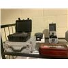 Image 2 : ASSORTED ITEMS INCLUDING; SCALE, BICYCLE POKER CHIP SET, ROLLING TOOLBOX & MORE