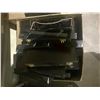 Image 2 : 4 BOXES OF ASSORTED ITEMS INCLUDING; GLASS PIPE PARTS, CLOTHING, DOLPHIN STATUE & MORE
