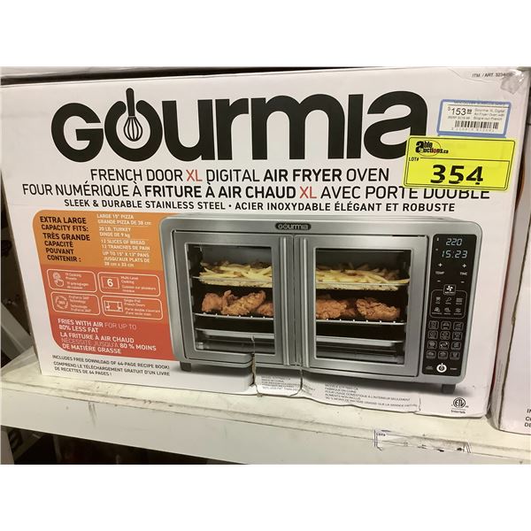 GOURMIA FRENCH DOOR XL DIGITAL AIR FRYER OVEN