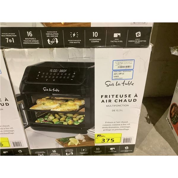 SUR LA TABLE MULTIFUNCTIONAL AIR FRYER 12.3L