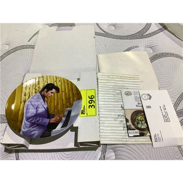 ELVIS PRESLEY LOOKING AT A LEGEND PLATE 13 "HIS HAND IN MINE" LIMITED EDITION COLLECTIBLE PLATE