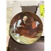 Image 2 : NORMAN ROCKWELL "GRANDPAS GIFT" LIMITED EDITION COLLECTIBLE PLATE