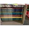 Image 2 : ASSORTED ITEMS INCLUDING; THE ENCYCLOPEDIA OF COLLECTIBLES BOOKS, VINTAGE GLASS SODA BOTTLES & BIN