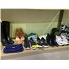 Image 1 : ASSORTED SHOES INCLUDING NIKE, FILA, REEBOK & MORE & PURSE
