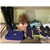 Image 2 : ASSORTED SHOES INCLUDING NIKE, FILA, REEBOK & MORE & PURSE
