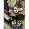 Image 2 : ASSORTED RIGHT-HANDED GOLF CLUBS INCLUDING; WS STAFF, CLEVELAND, TAYLOR MADE & MORE WITH GOLF BAG