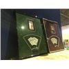 Image 2 : 2 FRAMED POKER DISPLAY WALL HANGINGS-EACH MEASURES APPROX.16 1/2" X 22"