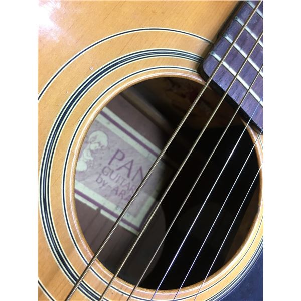 1970'S PAN BY ARAI MODEL 6710 ACOUSTIC GUITAR WITH CASE