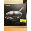 Image 1 : HITECLIFE WOK & STIR FRY PAN WITH LID VULCANO C381