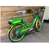 Image 2 : *NEW* LIME GREEN & YELLOW E-BIKE WITH BATTERY AND CHARGER