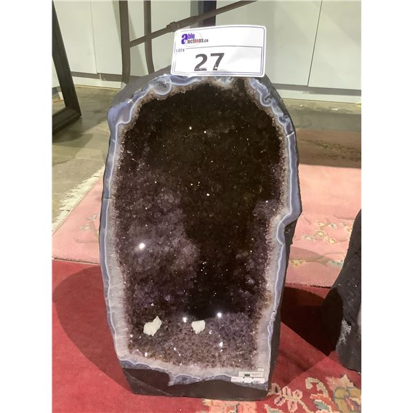 AMETHYST CATHEDRAL GEODE 32.52KG- RETAIL $14849.98
